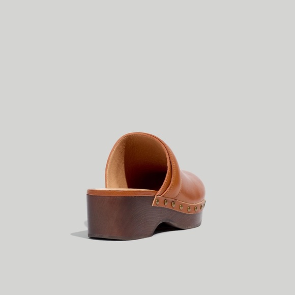 Madewell women’s The Cecily Clog in Oiled Leather. Size 7.5. - Picture 3 of 11